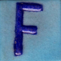 Turquoise Base Blue Alphabet Tiles