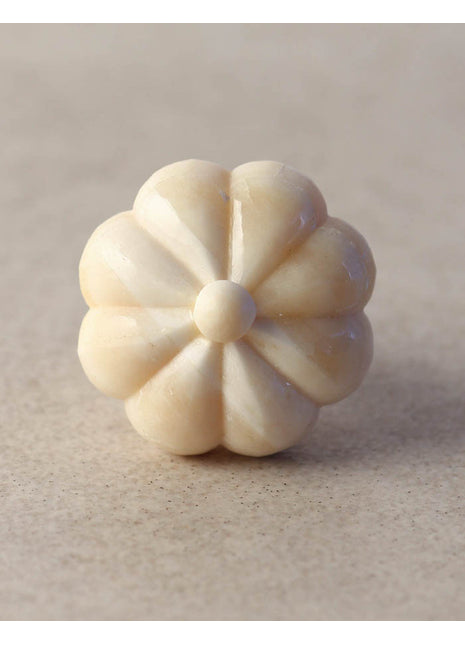Cream, White Bone Knobs-1