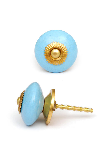 Elegant Turquoise Kitchen Cabinet Knob