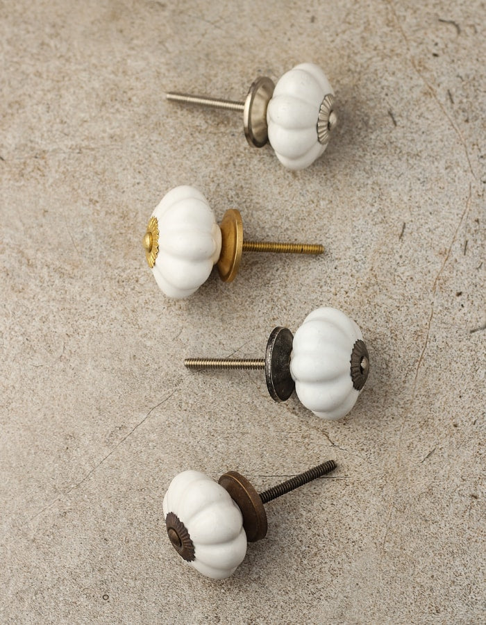 cream dresser knobs Mascot Hardware Crafted 1-1/3 in.(34 mm) Cream Cabinet Knob CK107