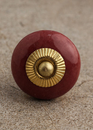 Rosewood Ceramic Kitchen Cabinet Knob