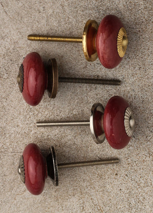 Rosewood Ceramic Kitchen Cabinet Knob