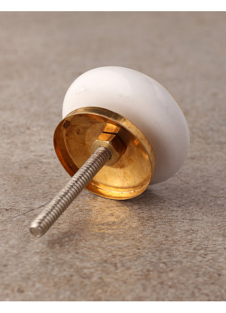 Round Black Design Transfer Flat Drawer Knobs