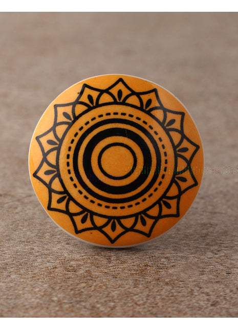 Elegant Yellow Design Transfer Door Knob
