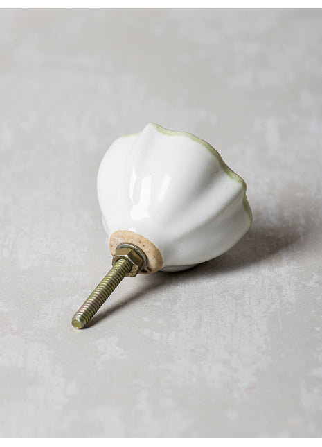 Lime Green Ceramic Cabinet Knob