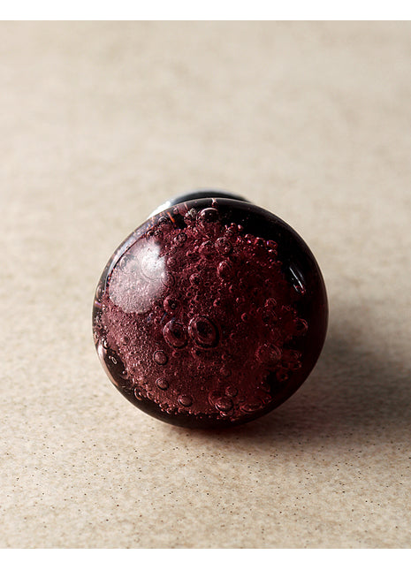 Decorative Crystal Wine Bubble Glassware Kitchen Cabinet Knob