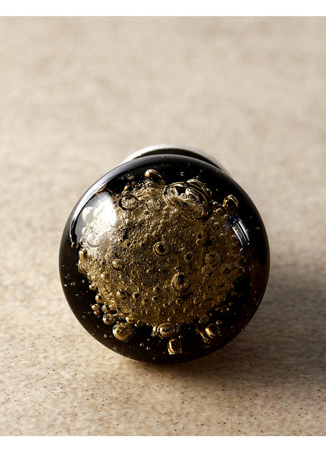 Stylish Dusty Brown Bubble Glassware Kitchen Cabinet Knob
