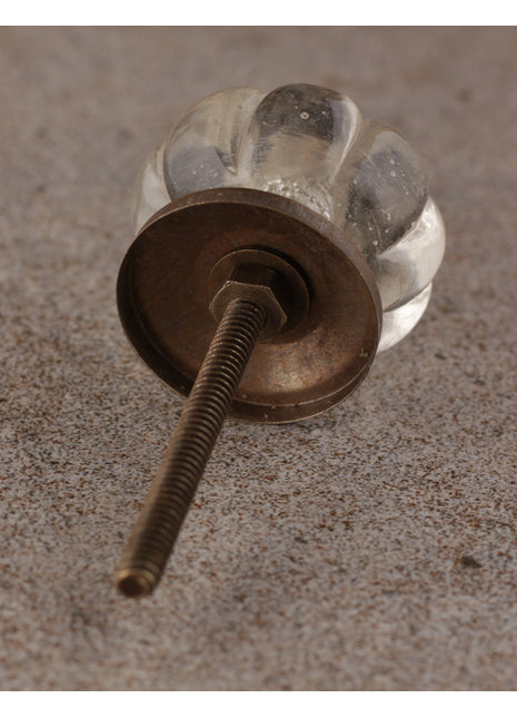 Clear Transparent Flower Shaped Ceramic Kitchen Cabinet Knob