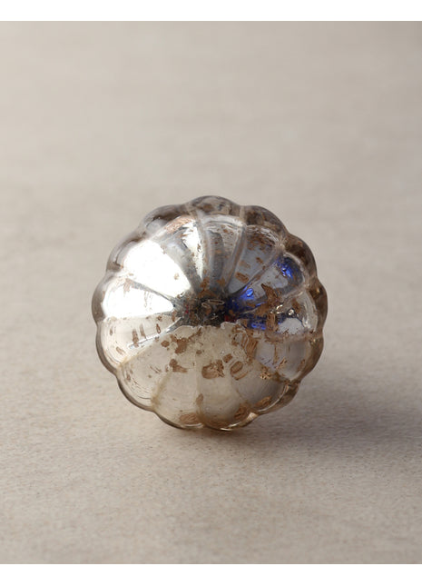 Elegant Flower Shaped Silver Metallic Dresser Cabinet Knob