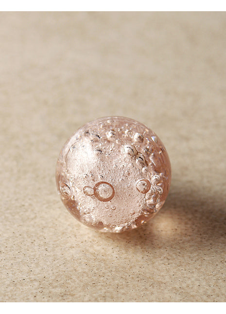 Antique Sparkle Pink Bubble Glassware Door Knob