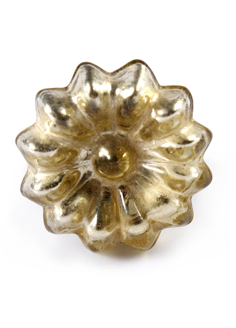 Designer Gold Metallic Floral Shaped Door Knob