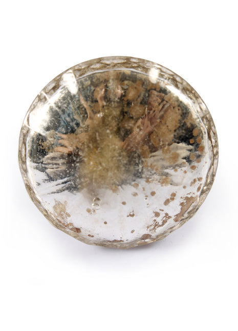 Stylish Round Shaped Silver Metallic Door Knob