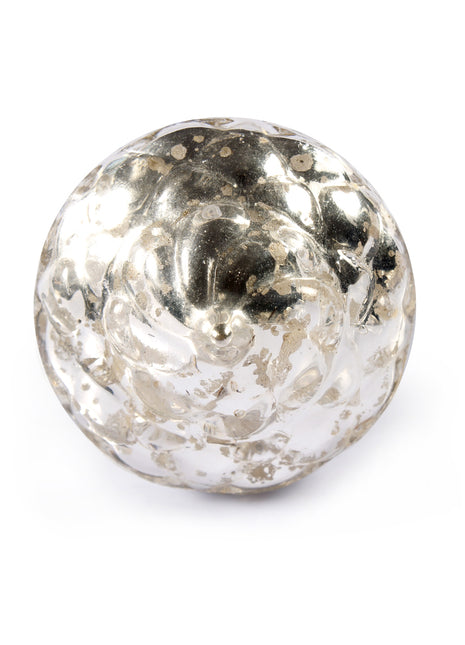 Antique Metallic Silver Dresser Cabinet Knob