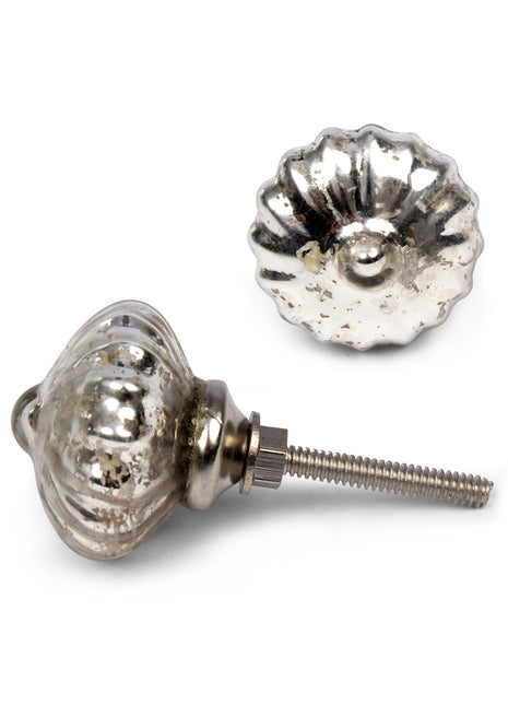 Antique Silver Designer Metallic Dresser Cabinet Knob