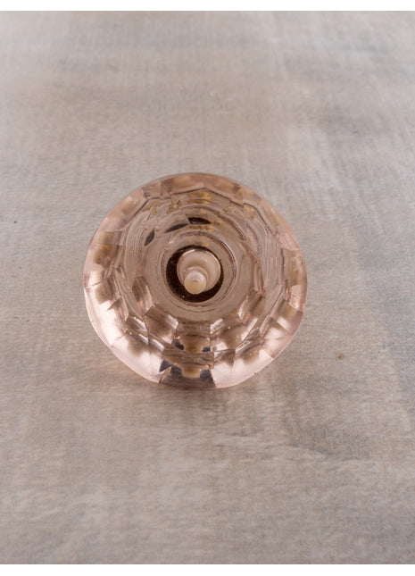 Designer Pink Diamond Cut Kitchen Cabinet Knob