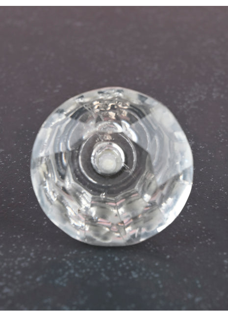 Stylish Transparent Clear Diamond Cut Dresser Cabinet Knob