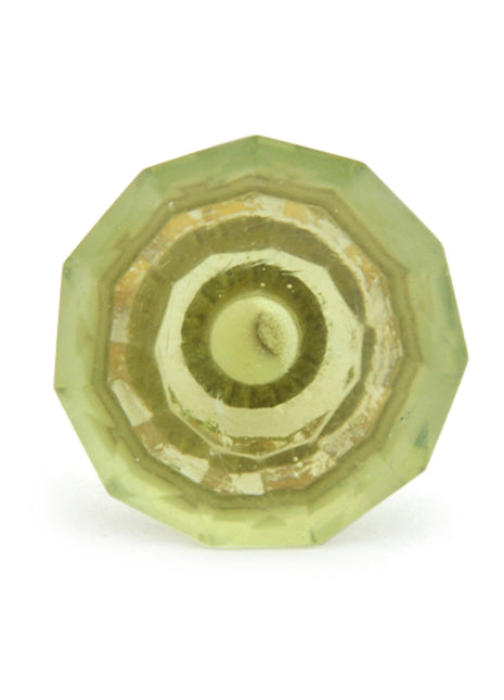 Sheen Green Crystal Spiral Diamond Cut Dresser Cabinet Knob