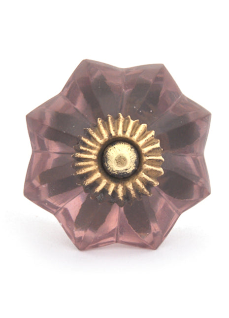 Floral Purple Royal Door Knob