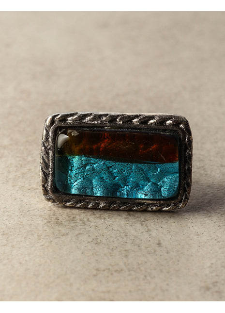 Turquoise Metal Knob for Drawer and Kitchen Cabinet