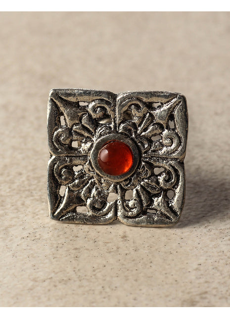 Antique Square Shape Metal Drawer Knob