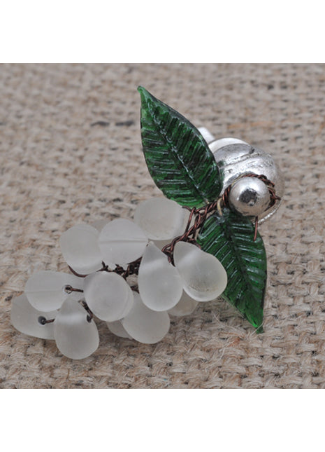 White Pomegranate Seeds Knobs