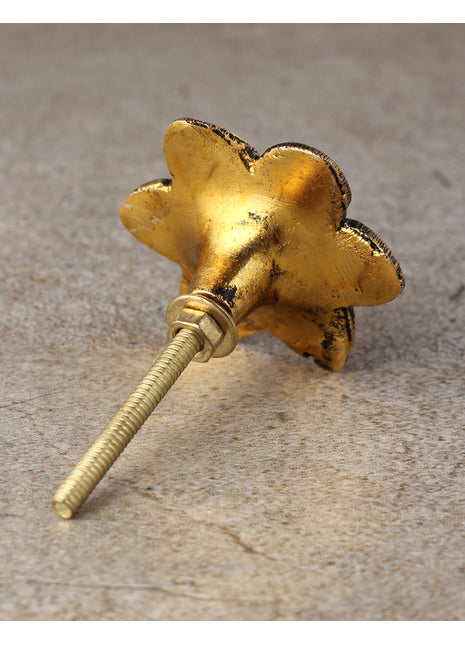 Flower Shape Metal Drawer Knob