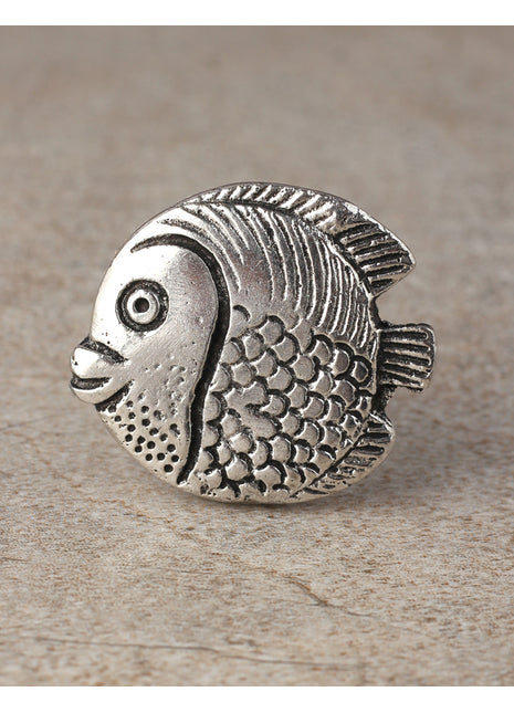Fish Shape Metal Drawer Knob