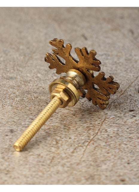 Snowflake Design Metal Drawer knob