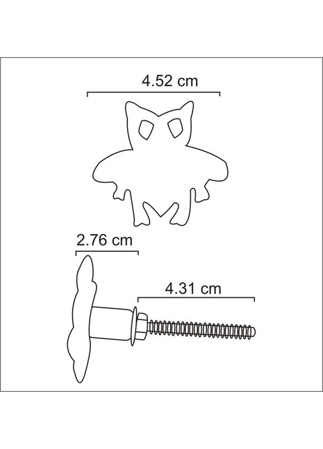 Brass  Bee Metallic Knob