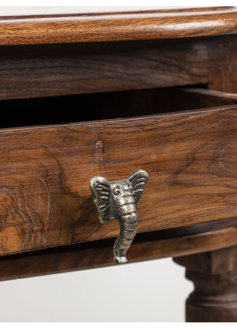 Elephant Shape Antique Brass Metallic Knob