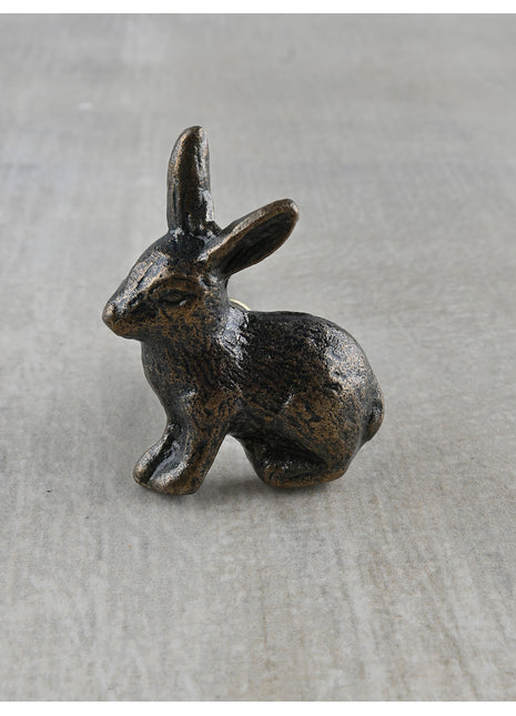 Unique Metallic Rabbit Shape Knob