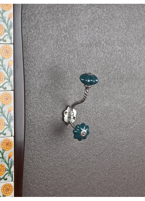 Amazing Ceramic Metal Wall Hook With Ceramic Knob