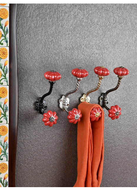 Amazing Ceramic Metal Wall Hook With Ceramic Knob