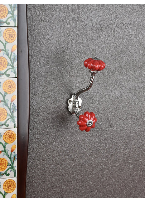 Amazing Ceramic Metal Wall Hook With Ceramic Knob