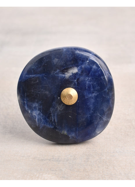 Agate Natural Gemstone Blue Shade Cabinet Furniture Knobs