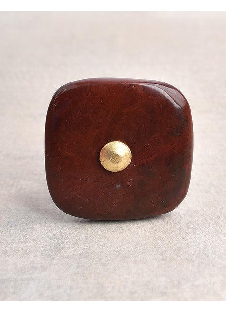 Agate Natural Gemstone Brown Shade Cabinet Furniture Knobs