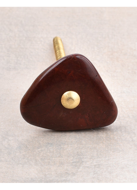 Agate Natural Gemstone Brown Shade Cabinet Furniture Knobs