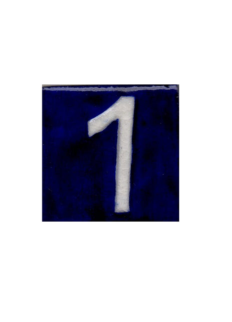 Blue Base Tile - One Number (2x2)