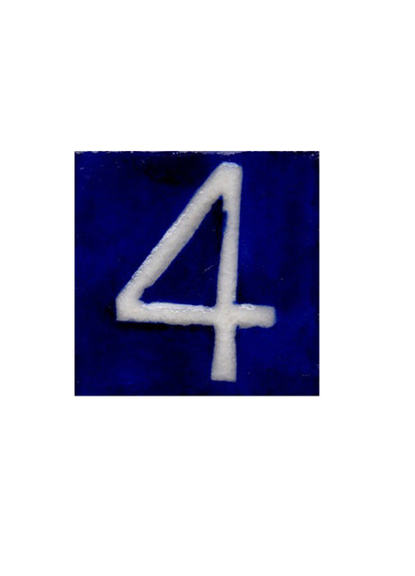 Blue Base Tile - Four Number (2x2)