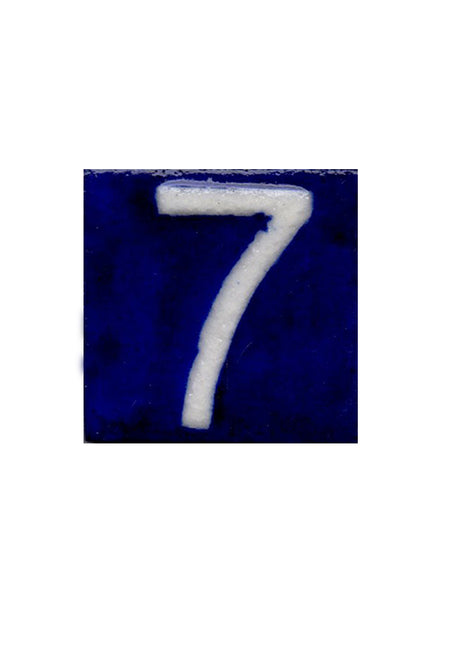 Blue Base Tile - Seven Number (2x2)