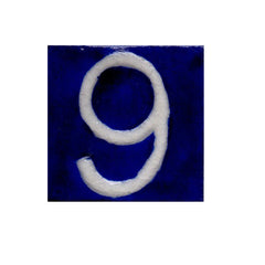Ceramic Number Tile