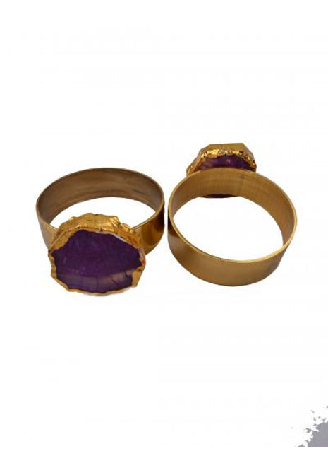 Agate Napkin Rings, Gold Agate Slice Napkin Ring, Wedding Decor, Formal Dining, Natural Warm Agate Tones, Dinner Party Decor, Set of 6 Piece