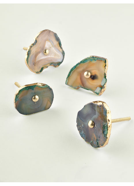 Agate Stone knobs Drawer Knobs Dresser Knobs Decorative Hardware