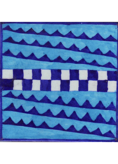 Turquoise,Blue and White Tile-01
