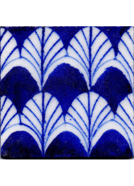 Handpainted Blue White Pattern Kitchen Blue Pottery Tile