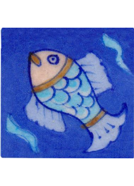 Fish design tile (3x3)