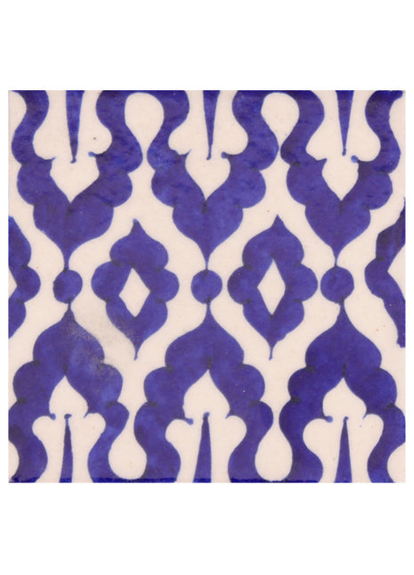 Blue and White design Tile