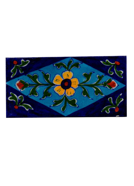 Blue and Turquoise Base Tile 3x6''