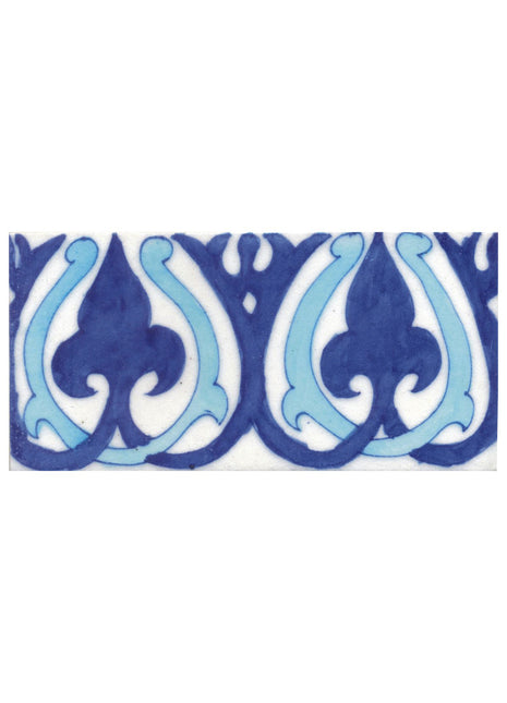 Turquoise and Blue Colored Tile