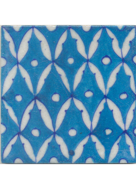 White and Turquoise Tile